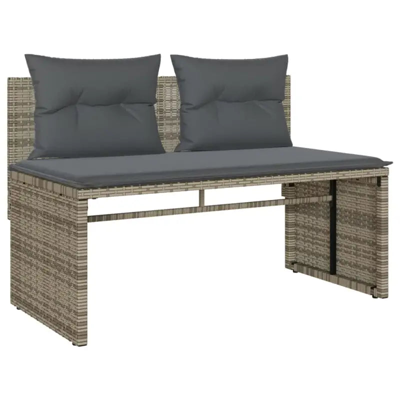 Loungeset met gehard glas en grijs materiaal voor jouw tuin of terras - Tuinsets