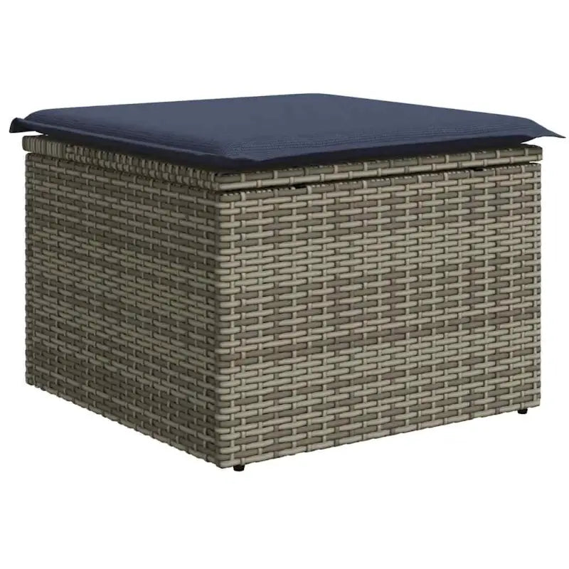 Loungeset met waterdichte tas in grijs materiaal en gepoedercoat staal - Grijs - Tuinsets
