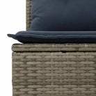 Loungeset met waterdichte zak en grijs materiaal van gepoedercoat staal - Tuinsets