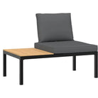 Loungeset van gepoedercoat aluminium met perfecte afmetingen voor tuin en terras - Met tafel - Tuinsets