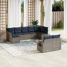Loungeset van gepoedercoat staal met waterdichte tas en afmetingen - Grijs / Zonder tafel - Tuinsets