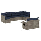 Loungeset van gepoedercoat staal met waterdichte tas en afmetingen - Tuinsets