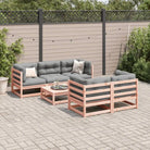 Loungeset van massief douglas vurenhout voor buitenruimte - Tuinsets