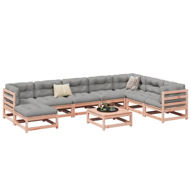 Loungeset van massief douglas vurenhout voor je tuin of terras - Tuinsets