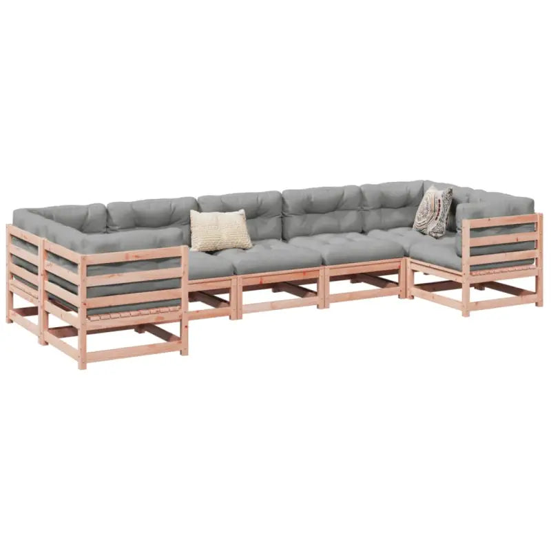 Loungeset van massief Douglas vurenhout voor je tuin of terras - Tuinsets