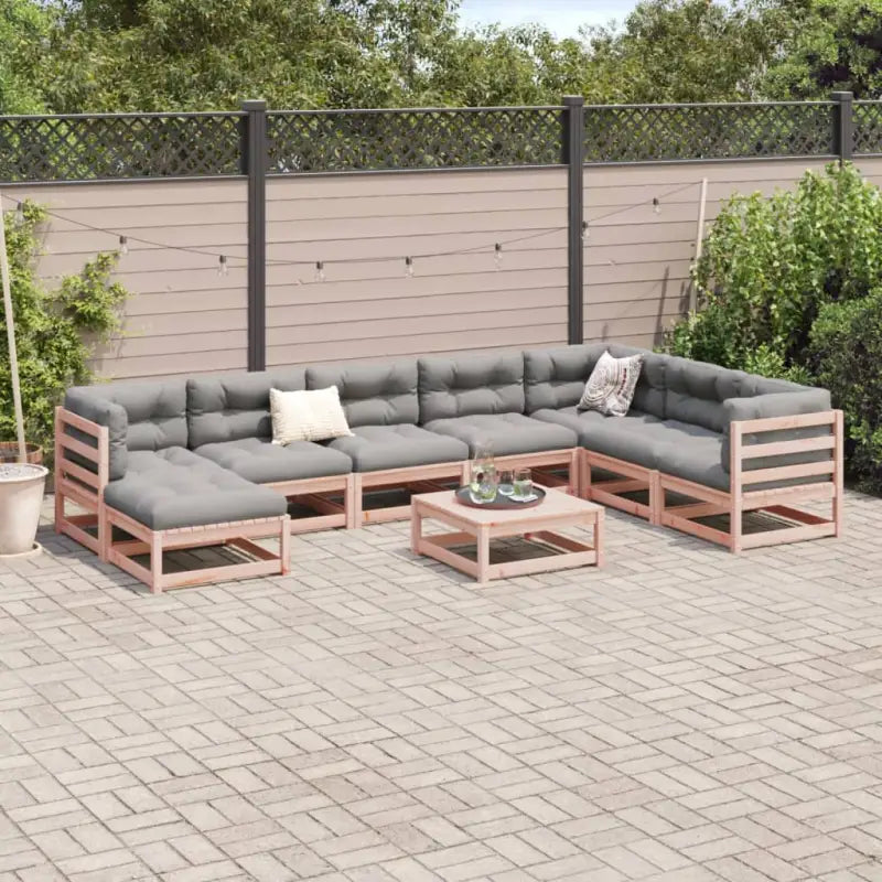 Loungeset van massief douglas vurenhout voor je tuin of terras - Tuinsets