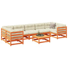 Loungeset van massief Douglas vurenhout voor je tuin of terras - Wasbruin / Nee - Tuinsets