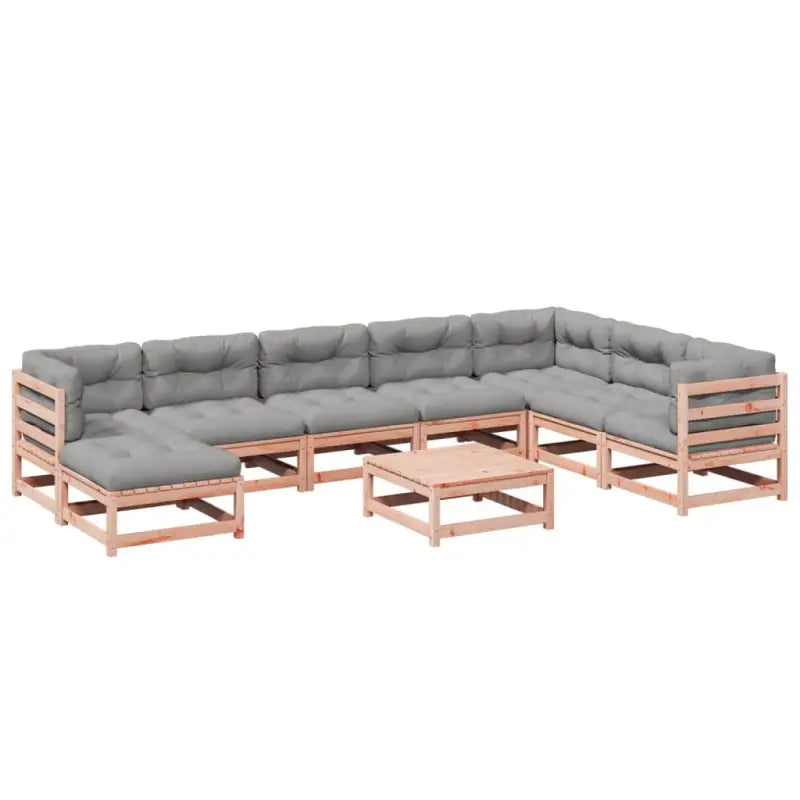 Loungeset van massief douglas vurenhout voor je tuin of terras - Tuinsets
