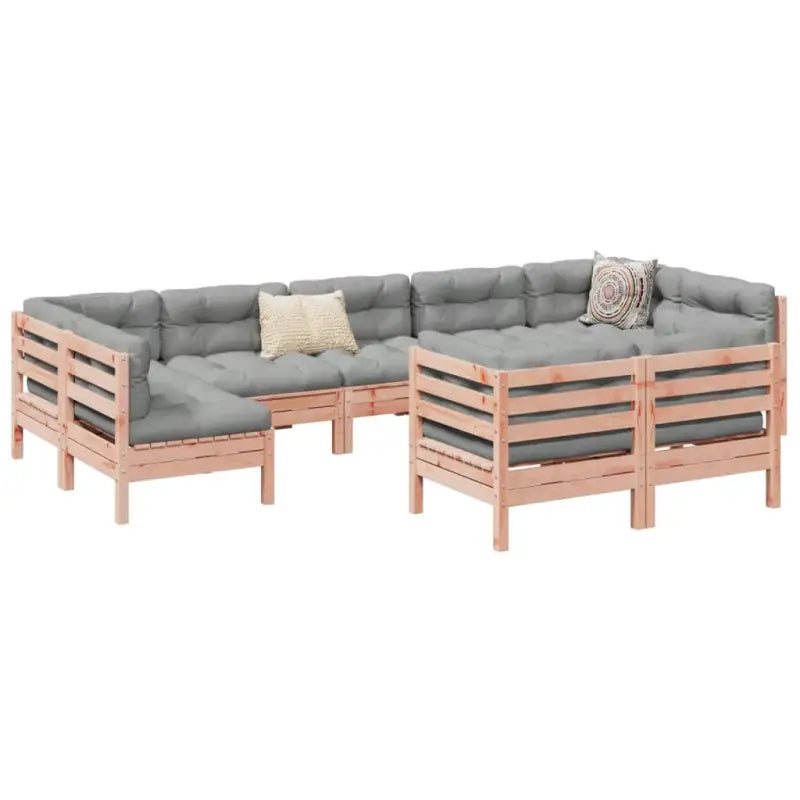 Loungeset van massief Douglas vurenhout voor jouw tuin of terras - Tuinsets