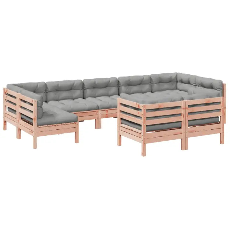 Loungeset van massief Douglas vurenhout voor jouw tuin of terras - Tuinsets