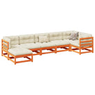 Loungeset van massief douglas vurenhout voor uw tuin of terras - Wasbruin / Ja - Tuinsets