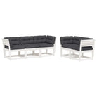 Loungeset van massief grenenhout met comfortabele zitervaring - Tuinsets