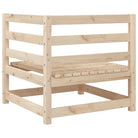 Loungeset van massief grenenhout met modulair ontwerp en comfortabele hoogte rugleuning - Tuinsets