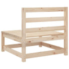 Loungeset van massief grenenhout met modulair ontwerp en comfortabele hoogte rugleuning - Tuinsets