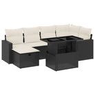 Loungeset van zwart gepoedercoat staal voor buiten optimaal comfort - Tuinsets