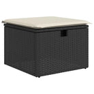 Loungeset van zwart gepoedercoat staal voor buiten optimaal comfort - Tuinsets
