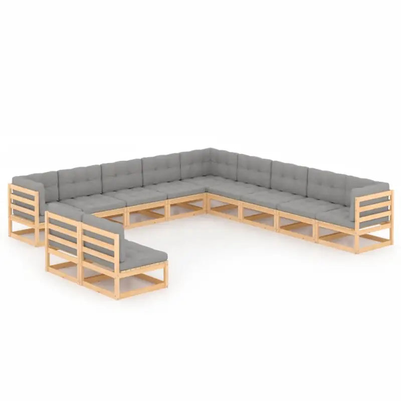 Loungeset voor genieten ontspannen en samen plezier maken - Naturel / Ja - Tuinsets