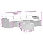 Loungeset voor tuin met grijs materiaal en gepoedercoat staal afmetingen - Tuinsets