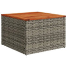 Loungeset voor tuin met grijs materiaal en gepoedercoat staal - Tuinsets