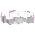Loungeset voor tuin met waterdichte tas en grijs gepoedercoat staal - Tuinsets