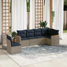 Loungeset voor tuin met waterdichte tas en grijs gepoedercoat staal - Tuinsets
