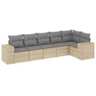 Loungeset voor tuin of terras met waterdichte tas en beige materiaal - Tuinsets