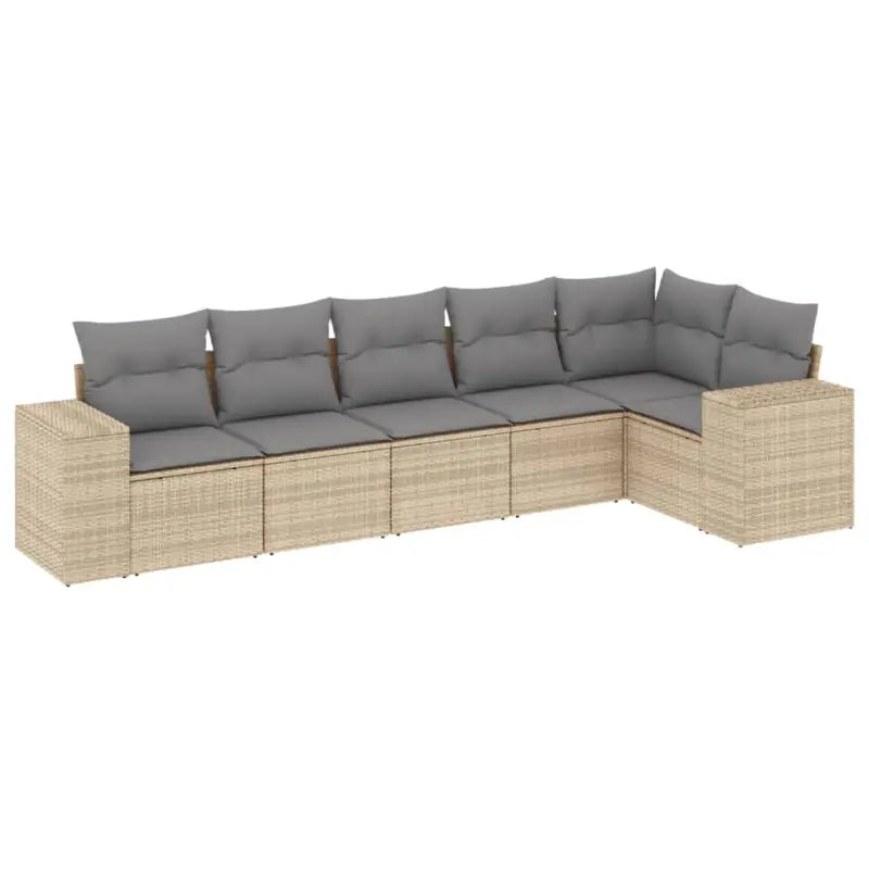 Loungeset voor tuin of terras met waterdichte tas en beige materiaal - Tuinsets