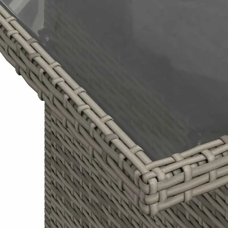 Loungeset voor tuin of terras met waterdichte tas en grijs materiaal - Grijs - Tuinsets
