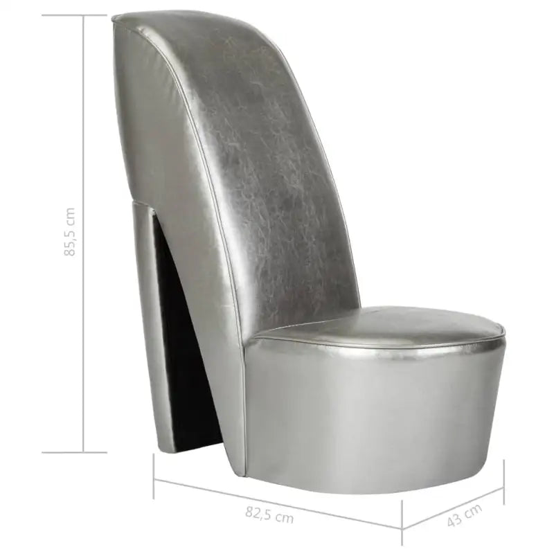 Loungestoel met pump ontwerp in kunstleer voor een moderne uitstraling - Fauteuils & Relaxfauteuils