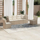 Loungetuinset in beige materiaal met gepoedercoat staal en waterdichte tas - beige en crèmekleurig / Zonder tafel
