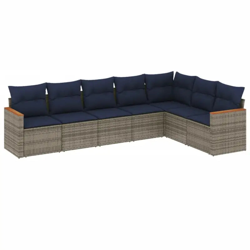 Loungetuinset in grijs materiaal met waterdichte tas en gepoedercoat staal - Tuinsets