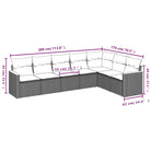 Loungetuinset in grijs materiaal met waterdichte tas en gepoedercoat staal - Tuinsets