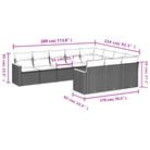 Loungetuinset in zwart gepoedercoat staal met comfortabele afmetingen - Tuinsets