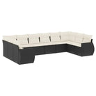 Loungetuinset in zwart materiaal met waterdichte tas en gepoedercoat staal - Tuinsets