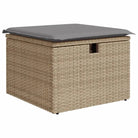 Loungetuinset met beige materiaal en gepoedercoat staal afmetingen - Tuinsets