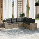 Loungetuinset met waterdichte tas en beige materiaal in gepoedercoat staal - grijs en donkergrijs / Zonder tafel