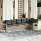 Loungetuinset met waterdichte tas en beige materiaal op gepoedercoat staal - Lichtgrijs en donkergrijs / Zonder tafel