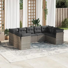 Loungetuinset met waterdichte tas en zwart materiaal van gepoedercoat staal - Grijs / Zonder tafel - Tuinsets