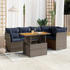 Loungetuinset met waterdichte zak in grijs materiaal en gepoedercoat staal - Grijs - Tuinsets