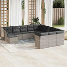 Loungetuinset van gepoedercoat staal met beige materiaal afmetingen - Lichtgrijs / Zonder tafel - Tuinsets