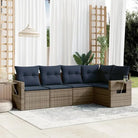 Loungetuinset van gepoedercoat staal met waterdichte tas en afmetingen - Grijs en blauw / Zonder tafel - Tuinsets