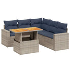 Loungetuinset van grijs materiaal en gepoedercoat staal met ruime afmetingen - Tuinsets