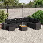 Loungetuinset van zwart materiaal met waterdichte tas en gepoedercoat staal - Zwart - Tuinsets