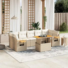 Loungezaal in grijs materiaal met gepoedercoat staal en comfortabele afmetingen - beige en crèmekleurig / zonder
