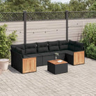 Loungezetel in zwart materiaal met gepoedercoat staal en waterdichte tas - Tuinsets