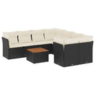 Loungezets met Poly Rattan en Gepoedercoat Staal voor Buitenruimtes - Tuinsets