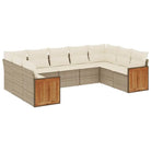 Loungezets met waterdichte zak en beige materiaal voor buitenplezier - Tuinsets