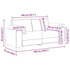Loveseat bank voor een comfortabele zitervaring en stijlvolle ontspanning - Banken