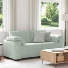 Loveseat bank voor een comfortabele zitervaring en stijlvolle ontspanning - Lichtgrijs / 140 cm - Banken