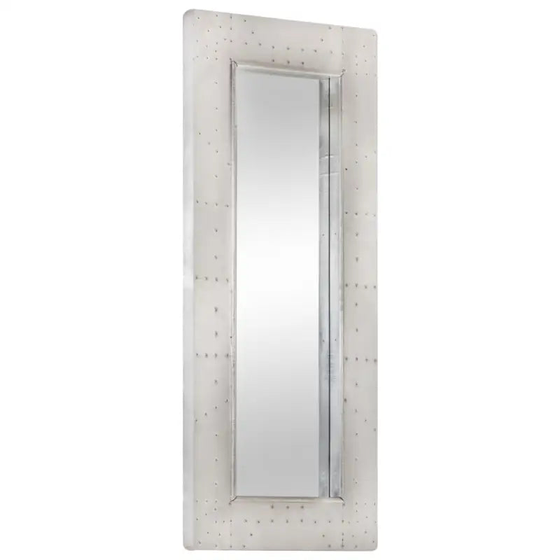Luchtvaartspiegel met metalen afwerking en klinknageldetails - 110 x 50 cm / 1 - Spiegels